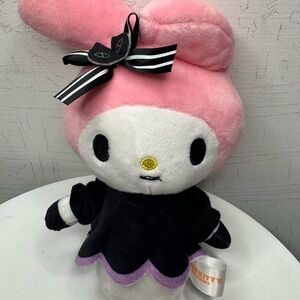 Cute Pink and Black Plush Toy